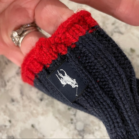 Vintage Ralph Lauren Official 2014 Olympic Wool Fingerless Team USA Gloves - Picture 3 of 7